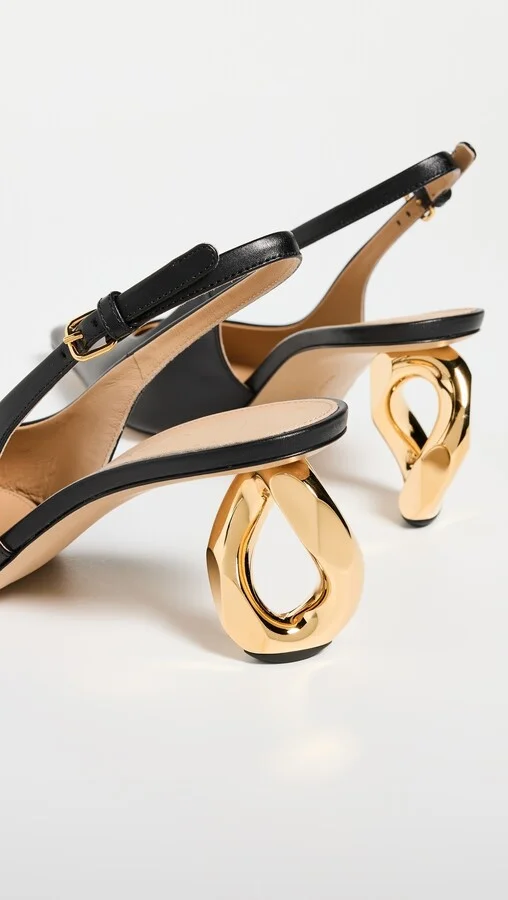 JW Anderson Chain Heel Slingbacks - Image 5