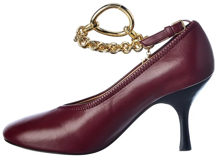 Jw Anderson Chain Leather Pump - Image 2