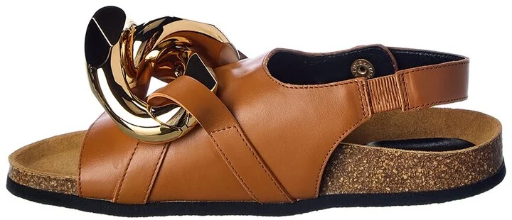 Jw Anderson Chain Leather Sandal - Image 2