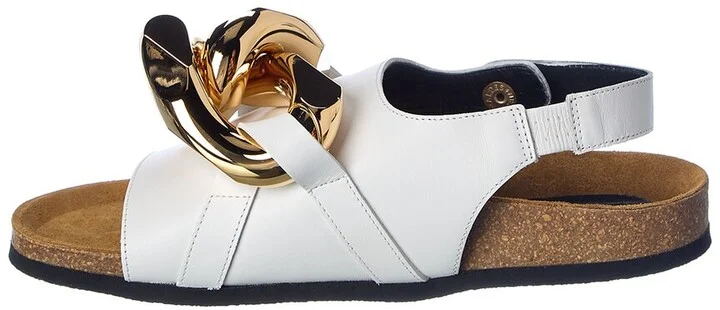 Jw Anderson Chain Leather Sandal - Image 2