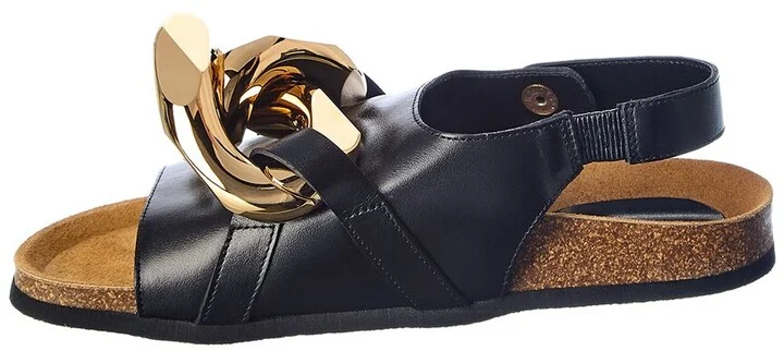Jw Anderson Chain Leather Sandal - Image 2