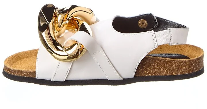 Jw Anderson Chain Leather Sandal - Image 2