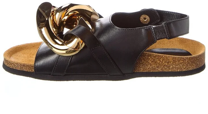 Jw Anderson Chain Leather Sandal - Image 2