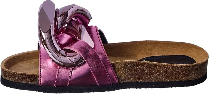 Jw Anderson Chain Leather Slide - Image 2