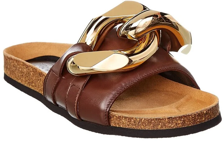 JW Anderson Chain Leather Slide