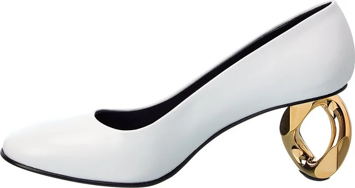 Jw Anderson Chain Link Leather Pump - Image 2
