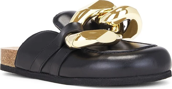 JW Anderson Chain Loafer in Black - Image 2