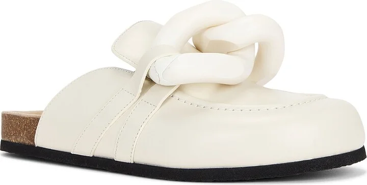 JW Anderson Chain Loafer in Ivory - Image 2