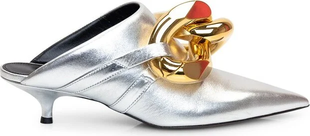 JW Anderson Chain Pointed Toe Mules