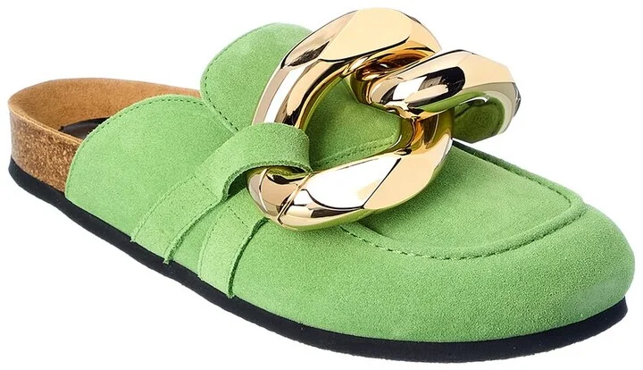 Jw Anderson Chain Suede Mule