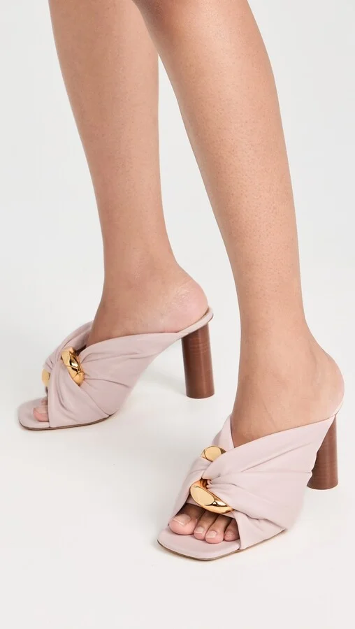 JW Anderson Corner Heel Sandals - Image 4