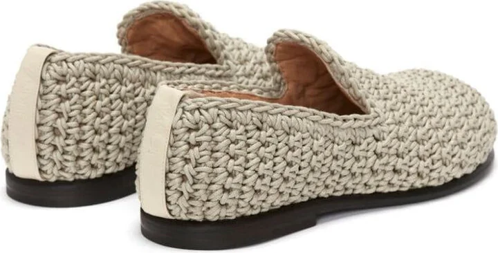 JW Anderson Crochet Moccasin Loafers - Image 3