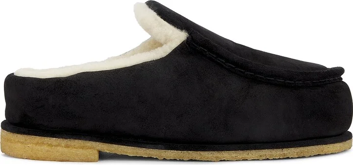 JW Anderson Flat Mule in Black