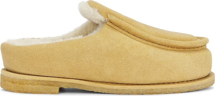 JW Anderson Flat Mule in Tan