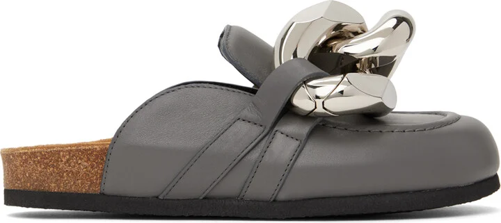 JW Anderson Gray Chain Mules