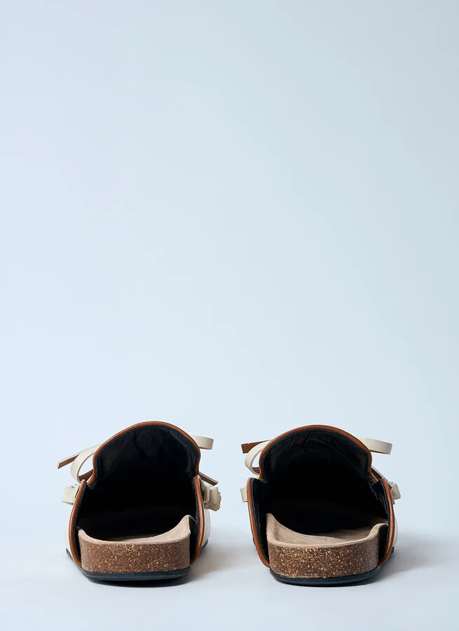 JW Anderson Leather Ruffle Mules - Woman Mules White Eu - 36 - Image 5