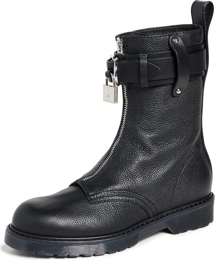 JW Anderson Lock Combat Ankle Boots