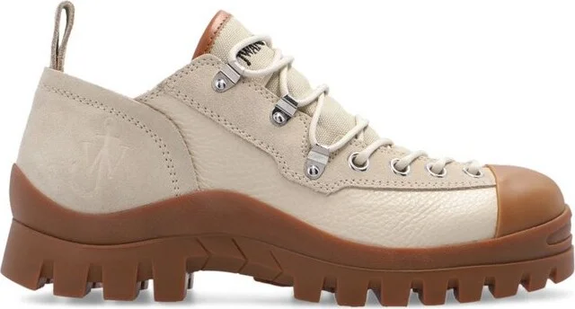JW Anderson Logo-Embroidered Lace-Up Sneakers