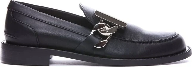 JW Anderson Logo-Engraved Chain-Linked Loafers