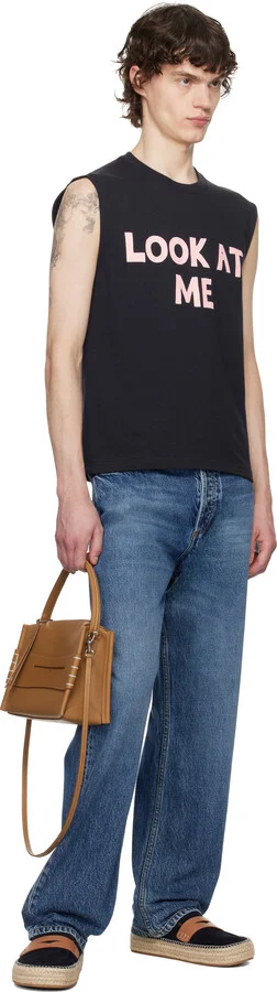 JW Anderson Navy Espadrille Loafer Mules - Image 5
