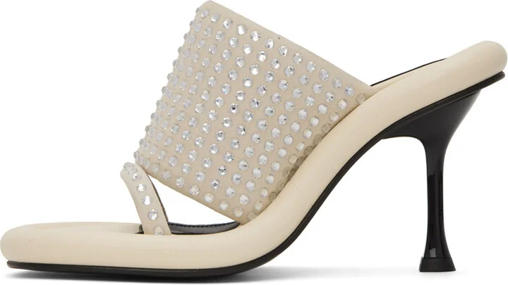 JW Anderson Off-White Bumper-Tube Mules - Image 3