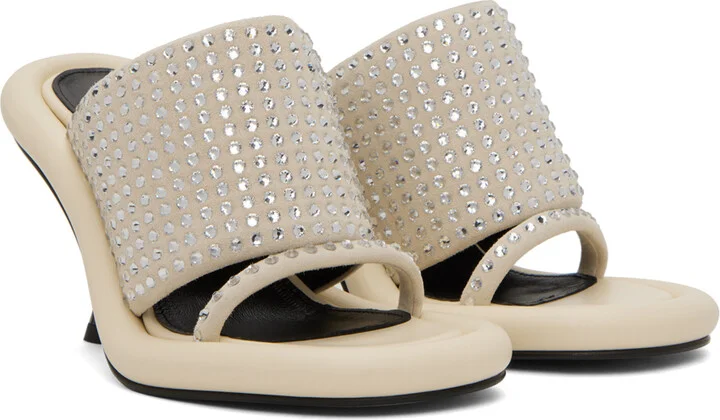 JW Anderson Off-White Bumper-Tube Mules - Image 4