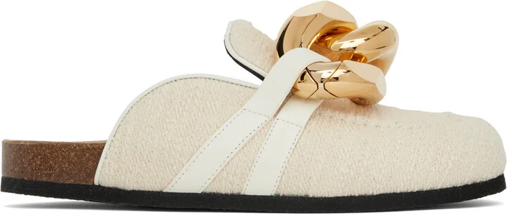 JW Anderson Off-White Chain Mules