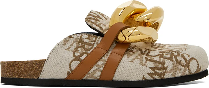 JW Anderson Off-White Chain Mules