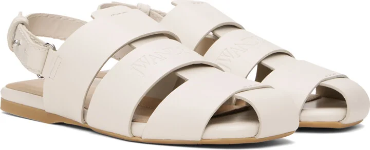 JW Anderson Off-White Fisherman Sandals - Image 4