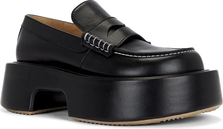 JW Anderson Platform Loafer in Black - Image 2