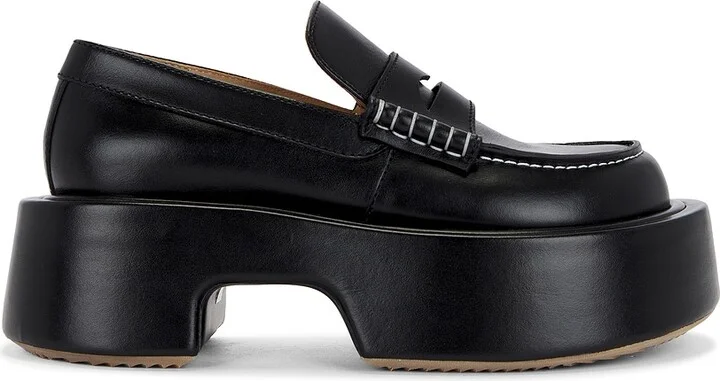 JW Anderson Platform Loafer in Black