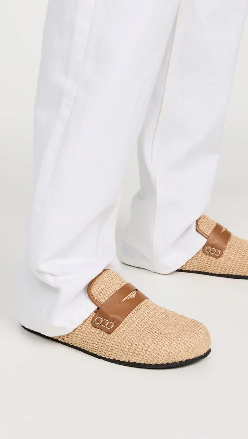 JW Anderson Raffia Loafers - Image 4