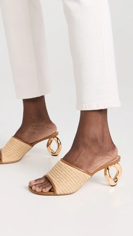 JW Anderson Raffia Sandals - Image 3