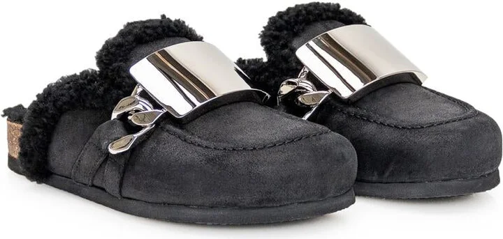 JW Anderson Shearling Mules - Image 2