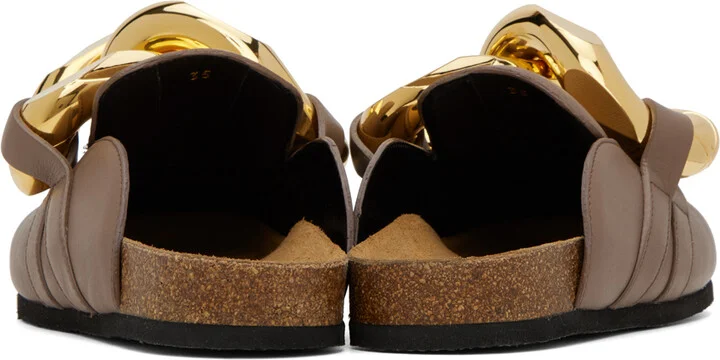 JW Anderson SSENSE Work Capsule – Taupe Chain Mules - Image 2