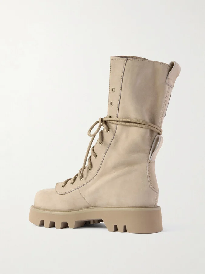 JW Anderson - Suede Combat Boots - Neutrals - Image 3