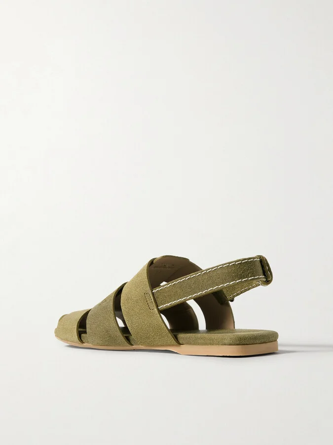 JW Anderson - Suede Sandals - Green - Image 3