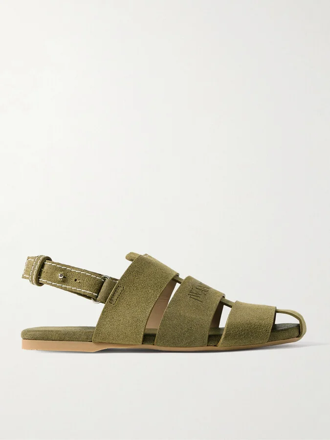JW Anderson - Suede Sandals - Green