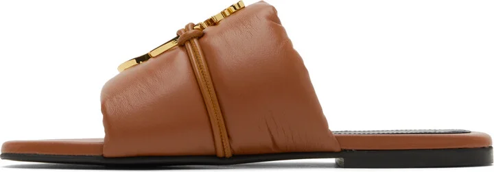 JW Anderson Tan Anchor Slides - Image 3