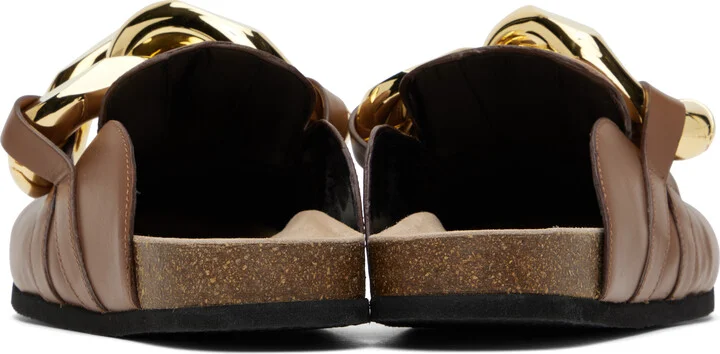 JW Anderson Tan Chain Loafers - Image 2