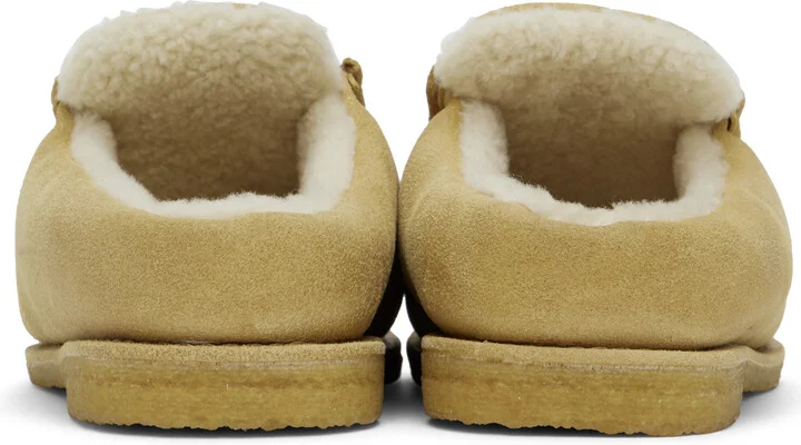 JW Anderson Tan Nubuck Mules - Image 2