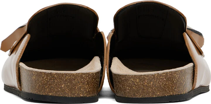 JW Anderson Tan Tassel Leather Loafers - Image 2