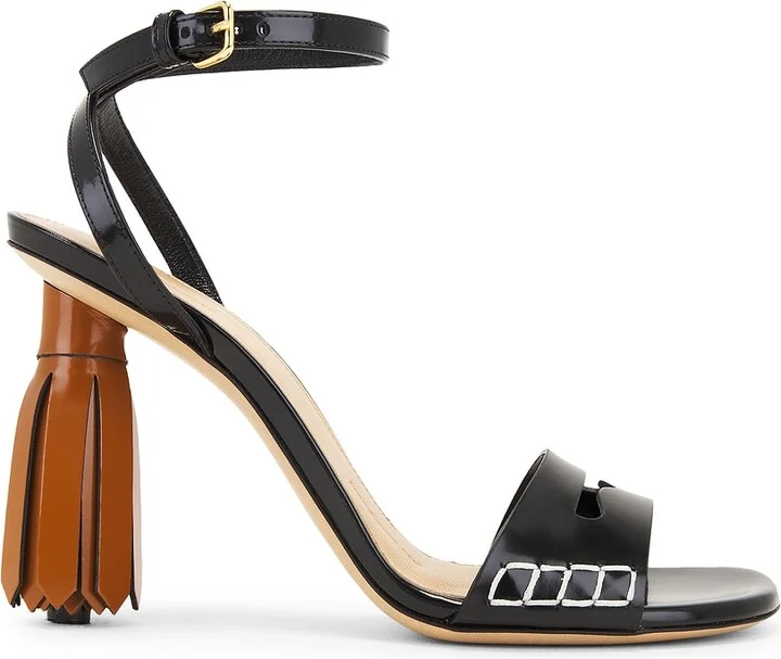 JW Anderson Tassel Sandal in Black