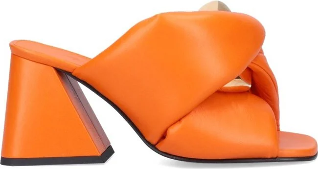 JW Anderson Twist Crossover Strap Slip-On Sandals