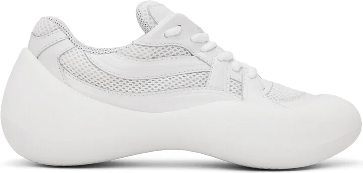 JW Anderson White Bumper Hike Low Top Sneakers
