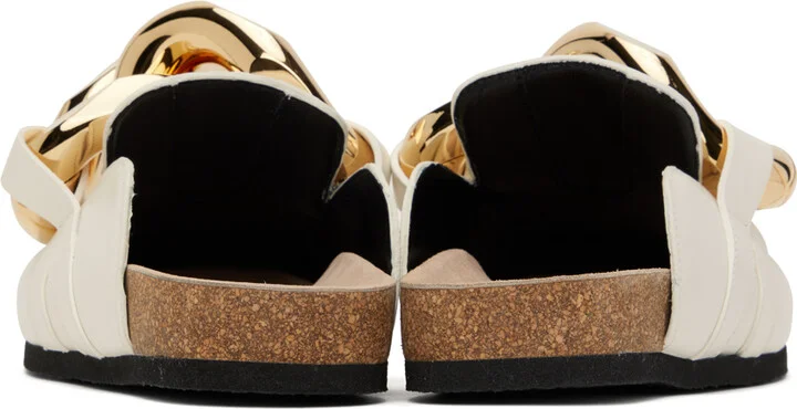 JW Anderson White Chain Mules - Image 2