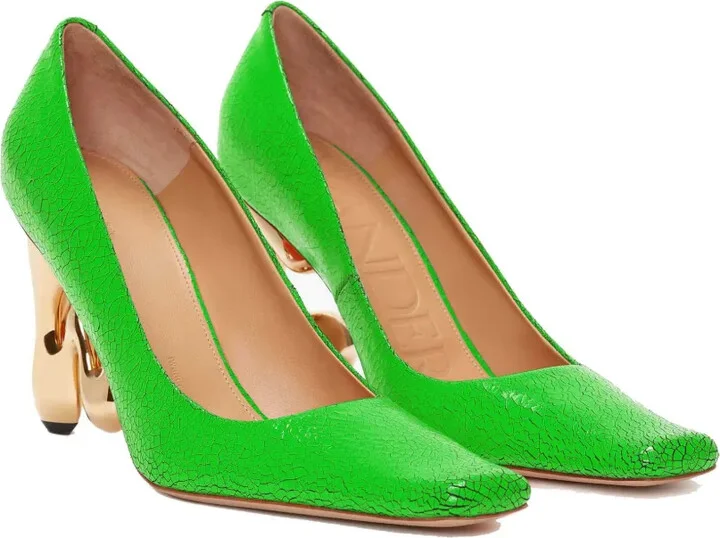 JW Bubble Heel leather pumps - Image 2
