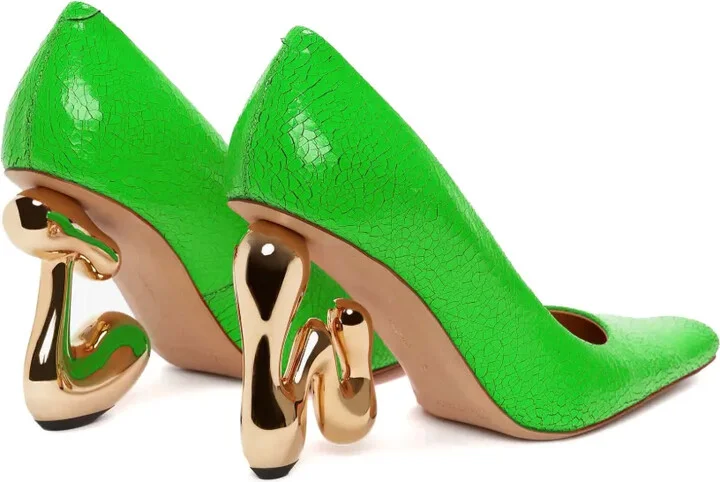 JW Bubble Heel leather pumps - Image 3
