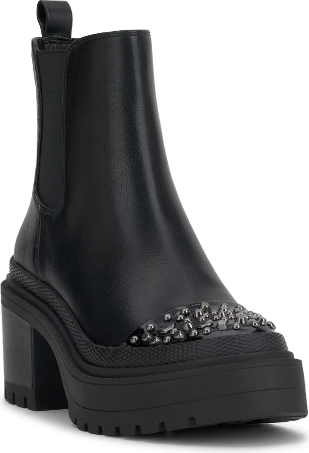 Jymmie Cap Toe Platform Chelsea Boot