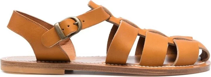 K.Jacques Pangee Closed Toe Sandals Shoes
